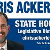 Campaign billboard for Chris Ackerley
