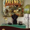 Advertisement for Arlene's Gallery in Tombstone, Arizona with green lamp and table