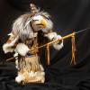 Native American eagle sculpture