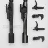 Product shot - gun parts on white background